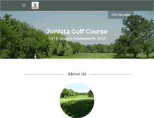 Tablet Screenshot of juniatagolfcourse.com